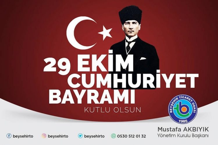 BAŞKAN AKBIYIK’ DAN “CUMHURİYET BAYRAMI”MESAJİ
