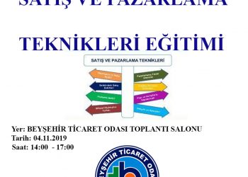 Satış ve Pazarlama Teknikleri Eğitimi