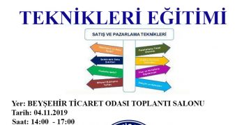 Satış ve Pazarlama Teknikleri Eğitimi