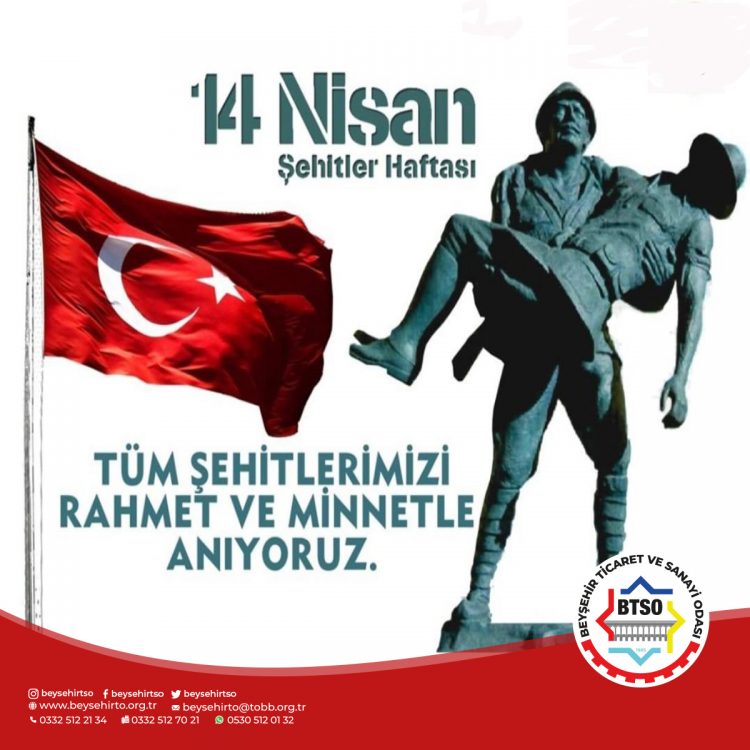 14 NİSAN ŞEHİTLER HAFTASI KUTLU OLSUN