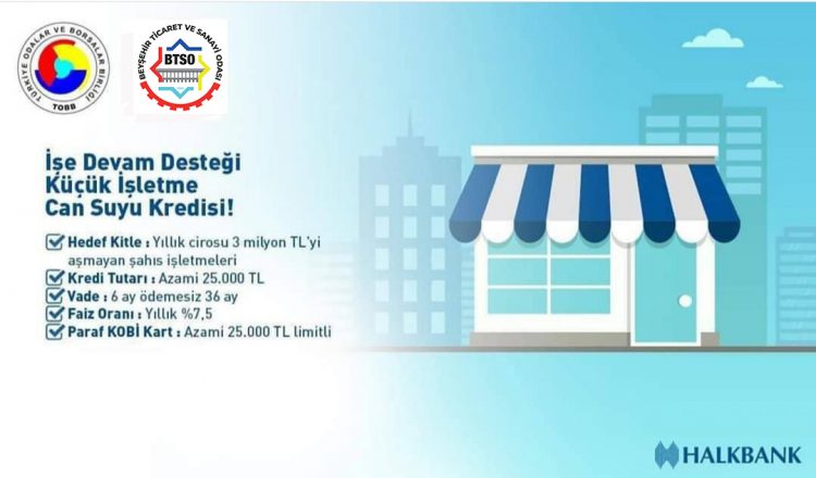 HALK BANKASI’NDAN ÜYELERİMİZE CAN SUYU KREDİSİ