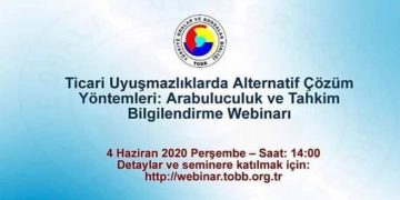 ARABULUCULUK VE TAHKİM WEBİNARI