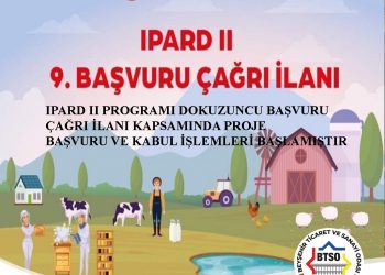 IPARD II PROGRAMI DOKUZUNCU BAŞVURU ÇAĞRI İLANI KAPSAMINDA PROJE BAŞVURU VE KABUL İŞLEMLERİ BAŞLAMIŞTIR