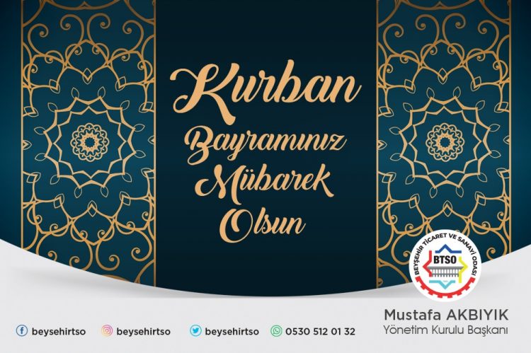 KURBAN BAYRAMINIZ MÜBAREK OLSUN