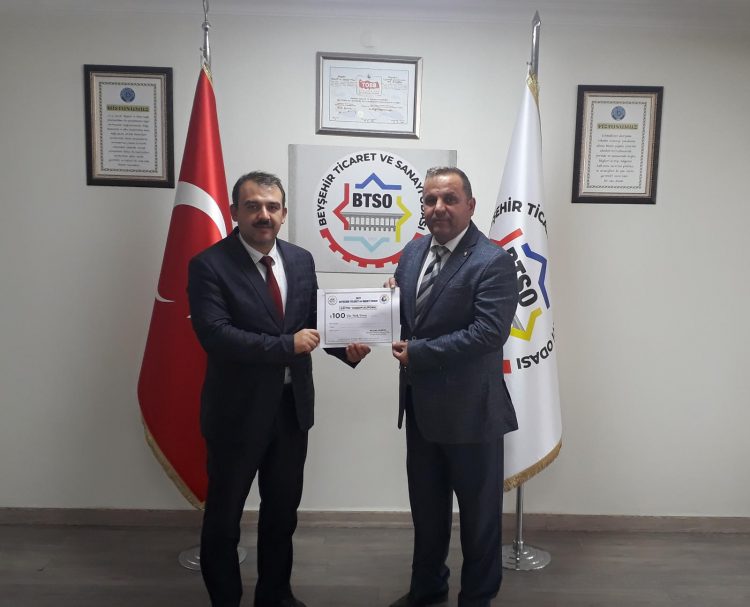 BEYŞEHİR TİCARET VE SANAYİ ODASINDAN EĞİTİM YARDIMI