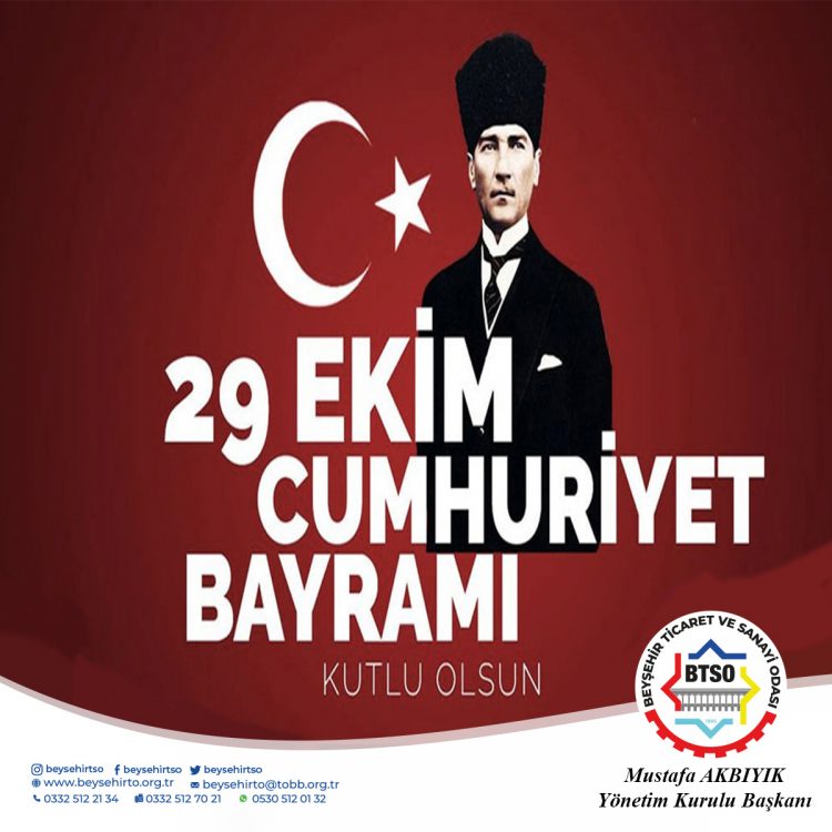 29 EKİM CUMHURİYET BAYRAMI KUTLU OLSUN