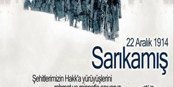 SARIKAMIŞ ŞEHİTLERİMİZİ RAHMET VE MİNNETLE ANIYORUZ