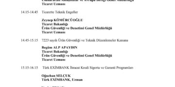 DIŞ TİCARET BİLGİLENDİRME SEMİNERİ