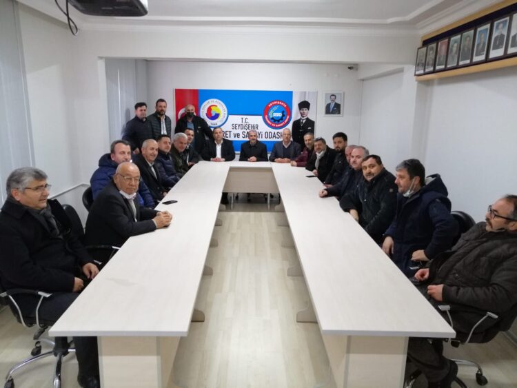 BEYŞEHİR TİCARET VE SANAYİ ODASI YÖNETİM KURULU VE MECLİS ÜYELERİ İLE SEYDİŞEHİR TİCARET VE SANAYİ ODASI YÖNETİM KURULU VE MECLİS ÜYELERİNİN KATILIMIYLA SEYDİŞEHİR’DE İSTİŞARE TOPLANTISI GERÇEKLEŞTİRİLDİ