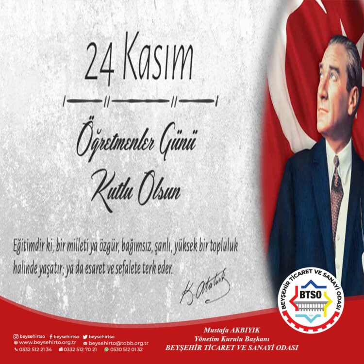 24 KASIM ÖĞRETMENLER GÜNÜ KUTLU OLSUN