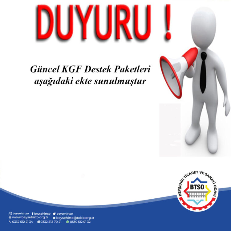 Güncel KGF Destek Paketleri