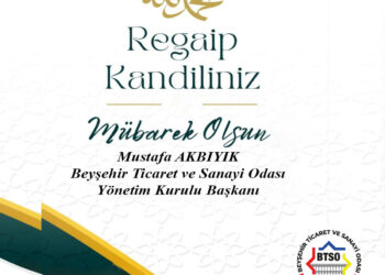 REGAİP KANDİLİNİZ MÜBAREK OLSUN