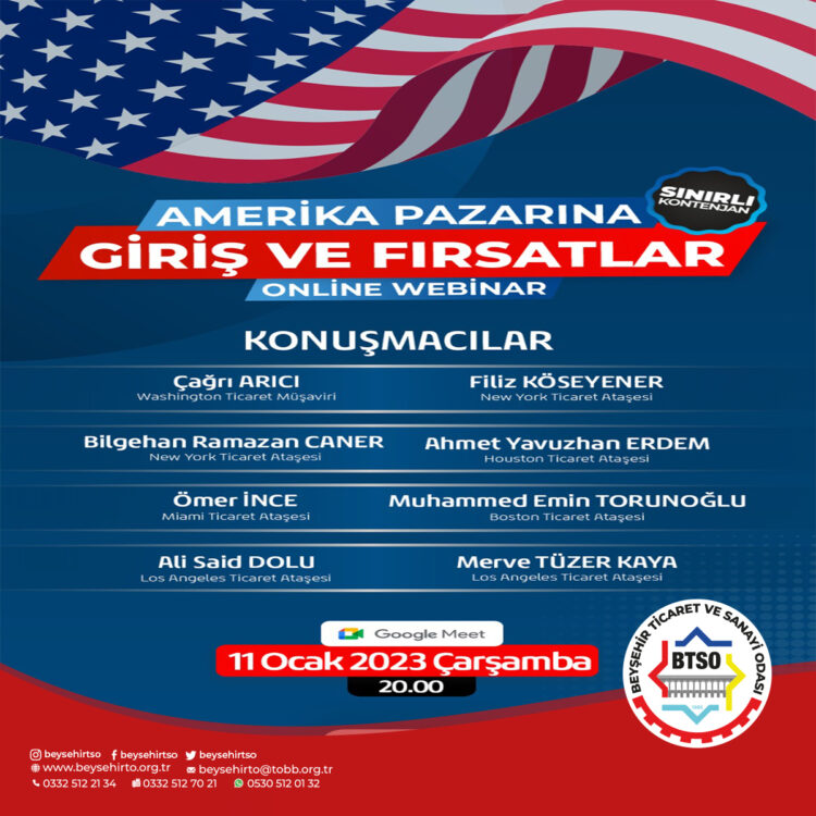 AMERİKA PAZARINA GİRİŞ FIRSATLARI