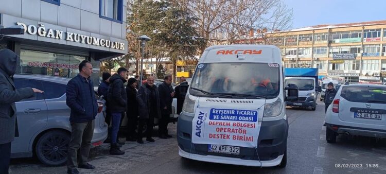 Beyşehir Ticaret ve Sanayi Odası olarak Deprem Bölgesinde ihtiyaç olan Operatör Destek Birimini yola çıkarıyoruz.