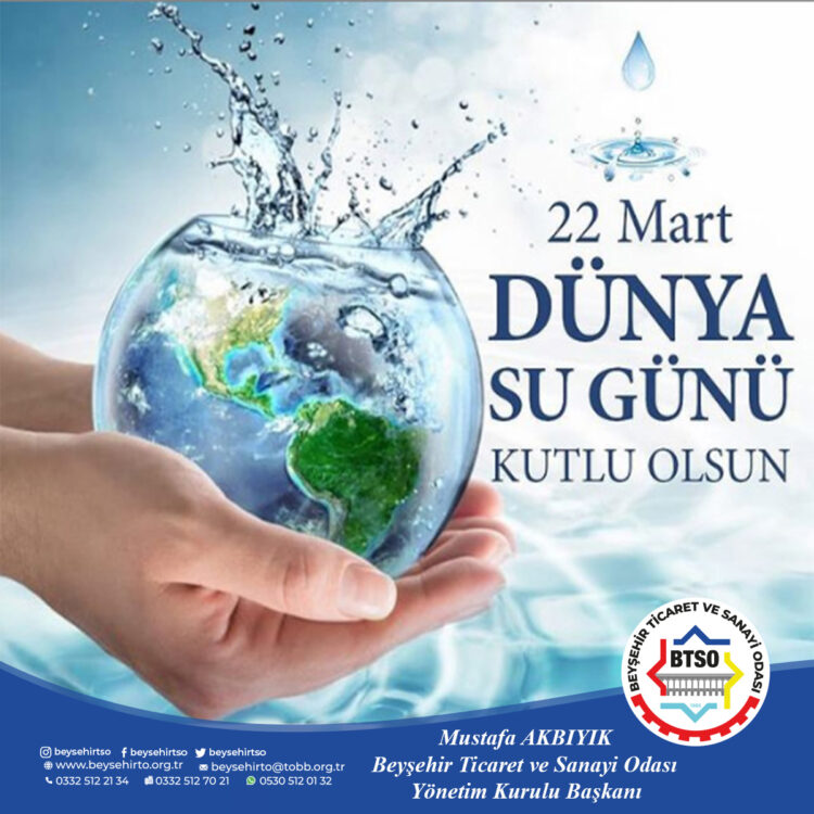 22 MART DÜNYA SU GÜNÜ KUTLU OLSUN