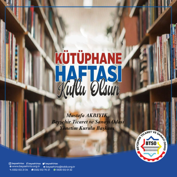 KÜTÜPHANE HAFTASI KUTLU OLSUN